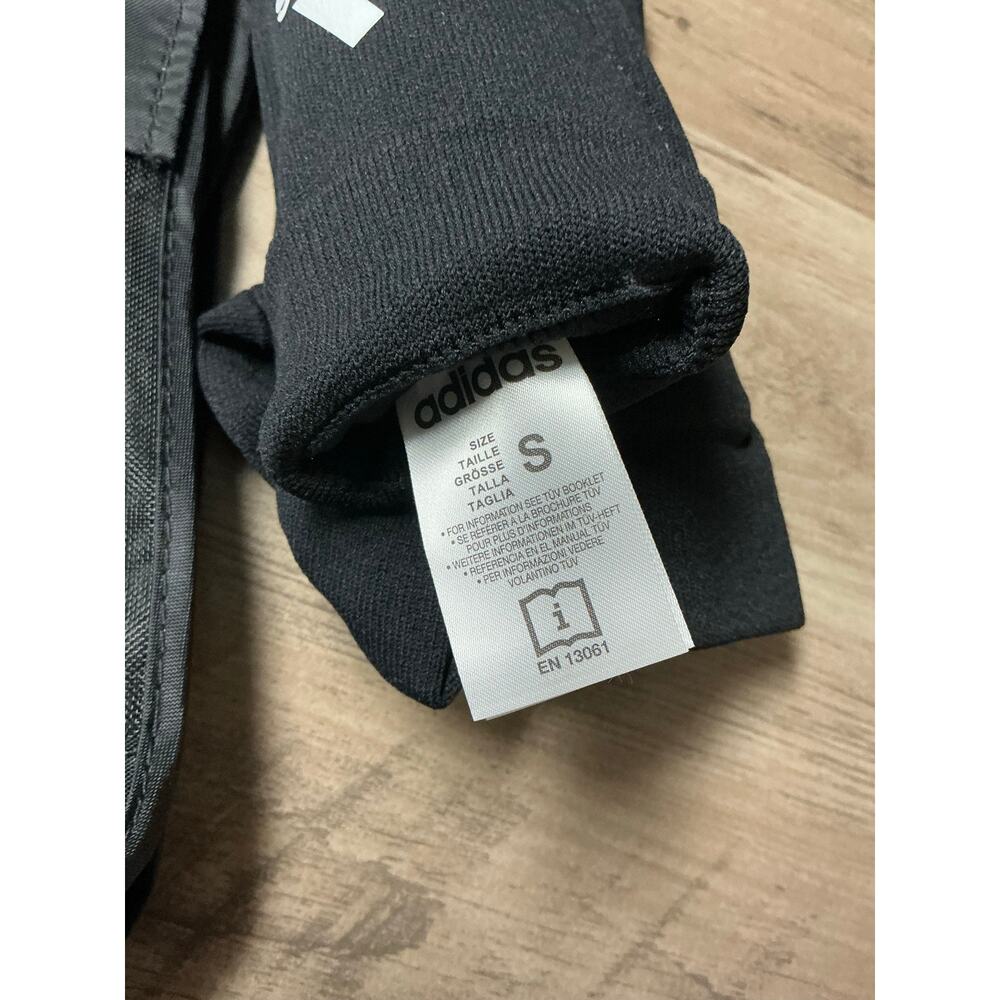 adidas Football Youth Sock Guard Black White AH7764 Size S NWT - Picture 4 of 6
